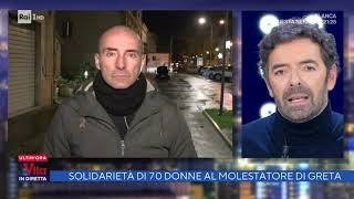 Solidarietà di 70 donne al molestatore di Greta Beccaglia  La vita in diretta 06122021 [upl. by Widera]