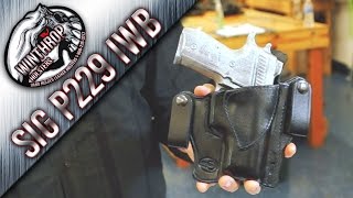 Sig Sauer P229 IWB Concealment Holster By WinthropHolsterscom [upl. by Wetzel640]