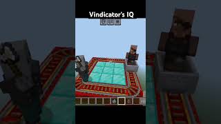 Vindicators IQ Level minecraft shorts vindicator [upl. by Cicero]