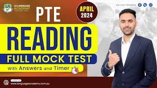 PTE Reading Full Mock Test with Answers  April 2024  Language academy PTE NAATI IELTS Experts [upl. by Kulsrud170]