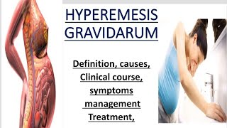 hyperemesis gravidarum DEFINITION causes treatment symptoms etcvomiting in pregnancy [upl. by Nosiaj]