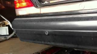 Mercedes W140 S600 V12 1998 exhaust  straight pipe  part 2 [upl. by Eeleak]