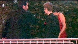 Justin Bieber And Selena Gomez Attend Vanity Fair Oscars Party 2011 [upl. by Mccord419]