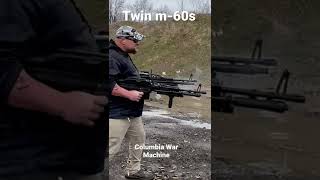 Twin M60s shooting [upl. by Enytsirhc]