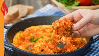 Soğanlı Menemen Tarifi  Nasıl Yapılır [upl. by Flavian]