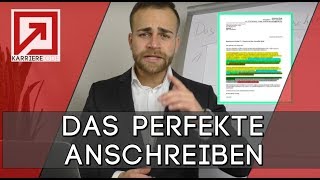 Das PERFEKTE Anschreiben formulieren  5 Tipps für das perfekte MUSTER Bewerbungsanschreiben [upl. by Petua]