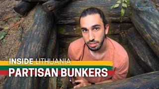 A look inside Lithuania Partisan Bunkers  Unveiling Lithuania 🇱🇹 Day 3 [upl. by Hsirehc]