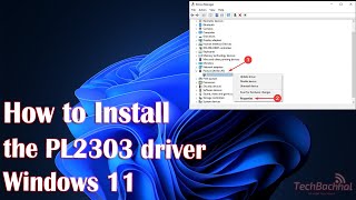 How to install the PL2303 driver on Windows 11 [upl. by Hareenum]