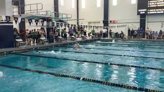 2024 Akron Sectionals D1 Girls 100 Freestyle JR Cassidy Singer  10000 [upl. by Harlene]