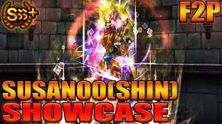 The 1st F2P SSS on DMW  Susanoomon Shin Showcase  Stats  Skills  Dungeon Rush  DMO Update [upl. by Avrom]