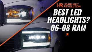 Whats the Best LED Headlight for the 2006 2008 HD Ram  Headlight Revolution [upl. by Anilocin]