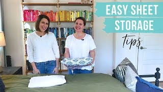 How To Store Sheet Sets A Hack [upl. by Uwkuhceki691]