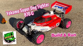 YOKOMO SUPER DOG FIGHTER 870C RC BUGGY BUILD AND RUN [upl. by Etteuqaj284]