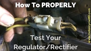 How To Test A RegulatorRectifier [upl. by Susannah]