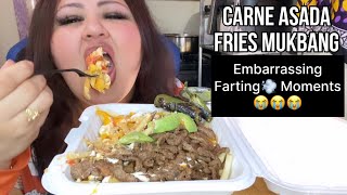 Embarrassing Farting situations story time carne Asada fries MUKBANG [upl. by Emarie]