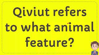 Qiviut refers to what animal feature [upl. by Walkling687]