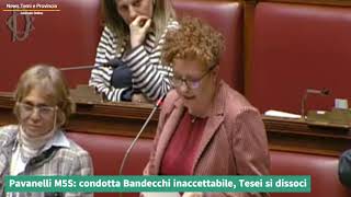 Emma Pavanelli M5S condotta Bandecchi inaccettabile Tesei si dissoci [upl. by Bittner335]