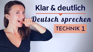 1 KLAR UND DEUTLICH SPRECHEN  Richtig Deutsch sprechen  Aussprache Übungen  Sprechtraining [upl. by Thornton]