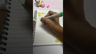 Diary decorate 🌼🌻 DIY📒 colourful fareenkhan [upl. by Gilmer37]