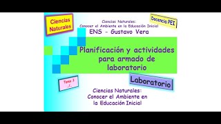 C 01 E Tarea 3° Armado de laboratorios para Cs Nat [upl. by Lede964]