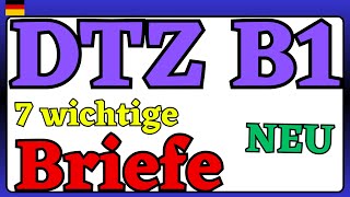 DTZ B1  Briefe schreiben  7 wichtige Themen dtz [upl. by Shiroma]