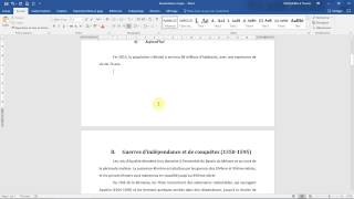 La NUMÉROTATION DE PAGE automatique simple dun document WORD Cours facile [upl. by Gladdie117]