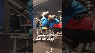 Hantelpress på Gymmet 28 kg [upl. by Jean-Claude632]