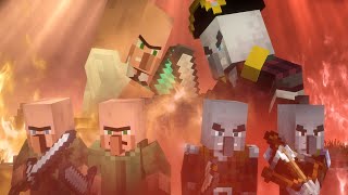 Villagers vs Pillagers Life  FULL MOVIE  MINECRAFT ANIMATION [upl. by Sibella316]