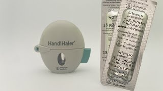 Jak prawidłowo używać inhalator Inhalator kapsułkowy HandiHaler [upl. by Amles]