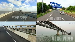 Padma Bridge 4k Video  Padma Setu 4k  Sabbir Vlog [upl. by Hanan]