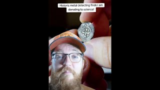 My latest metal detecting finds donated to science archeology metaldetecting treasure history [upl. by Ruth]