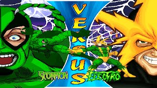 Scorpion vs Electro SpiderMan Game Mugen [upl. by Scandura442]