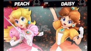 Peach VS Daisy  Super Smash Bros Ultimate 7  CPU Showdown [upl. by Astera739]