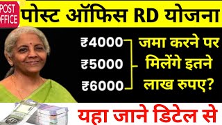 Best Post Office Scheme 2024  Post Office Fixed Deposit  Monthly Income Scheme  Interest Rate [upl. by Kakalina]