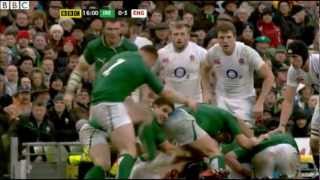 Cian Healy Stamp On Dan Cole [upl. by Koorb324]