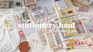 huge stationery haul 2022 🍡ft stationery pal  cute amp pastel ♡ [upl. by Ahsinev414]