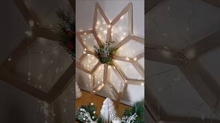 GIGANTYCZNA GWIAZDA  BOŻE NARODZENIE  DIY  CHRISTMAS DECORATION shorts shortvideo ytshort [upl. by Ahsak]