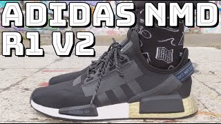 ADIDAS NMD R1 V2 Version 2 REVIEW  On feet comfort weight breathability and price review [upl. by Adnoral328]