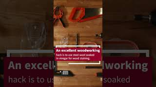 Woodworking Hacks Steel Wool for Wood Staining [upl. by Lore758]