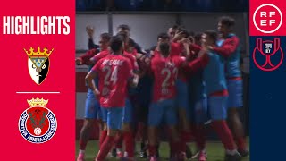 Resumen  Copa del Rey  CD Tudelano 0–5 CD Minera  Primera eliminatoria [upl. by Antrim]