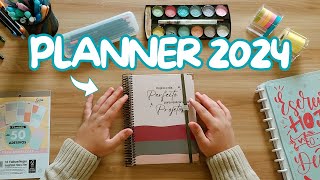 MEU PLANNER 2024  O MELHOR PLANNER DO MUNDO  PLANNER DE ESTUDOS E TRABALHO [upl. by Nudd735]