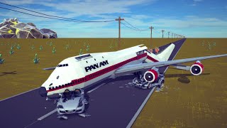 Realistic Fictional Airplane Crashes and Emergency Landings 5  Besiege [upl. by Elbert]