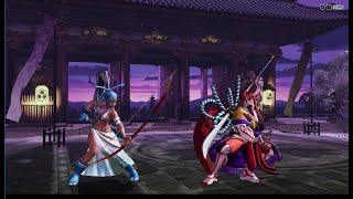 Samurai Shodown  Mina VS Kyoshiro [upl. by Robson630]