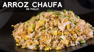 ARROZ CHAUFA DE POLLO PERUANO  COMIDA PERUANA  RECETA DE ACOMERPE [upl. by Rosio]