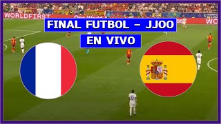 🔴 FRANCIA vs ESPAÑA EN VIVO ⚽ FINAL FÚTBOL MASCULINO  JJOO PARIS 2024  LA SECTA DEPORTIVA [upl. by Mattias]