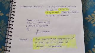 Isothermal Process Relationship between pressure and density [upl. by Mandeville454]