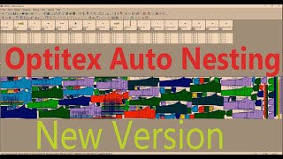 Optitex 24 Auto Nesting easy marker [upl. by Yrollam]