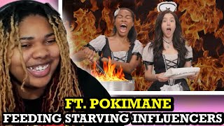 FEEDING STARVING INFLUENCERS FT POKIMANE [upl. by Lena698]