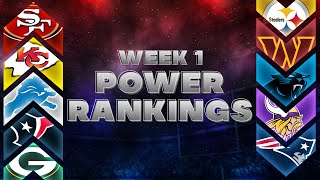 NFL Week 1 Power Rankings [upl. by Clauddetta]