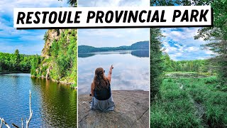 INVERHURON PROVINCIAL PARK Camping  Park Tour and Review [upl. by Lladnek]